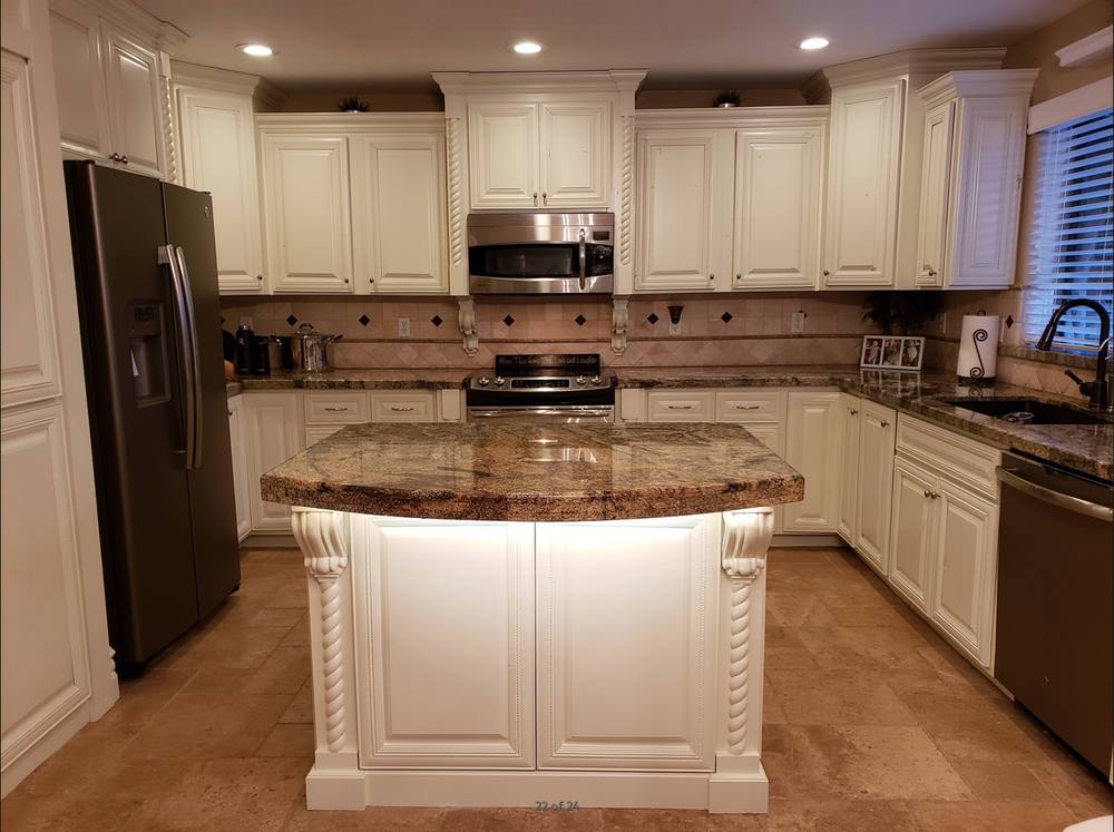Cabinet refinishing
