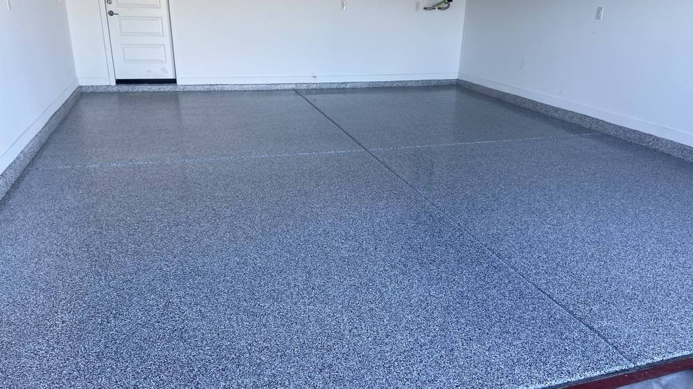 Garage floor coating